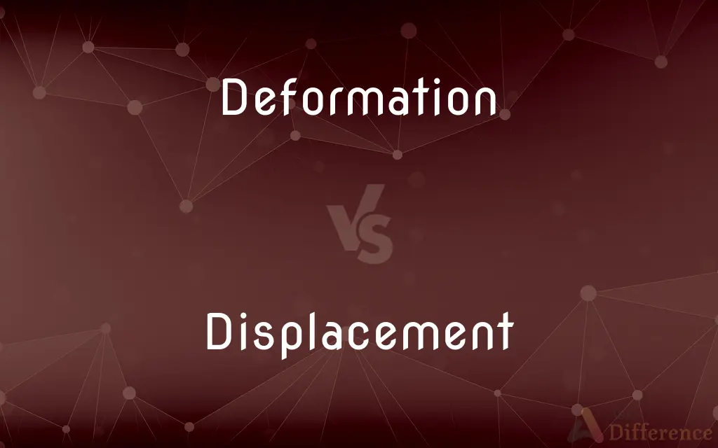 Deformation vs. Displacement — What's the Difference?