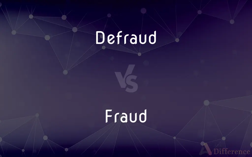 Defraud vs. Fraud — What's the Difference?
