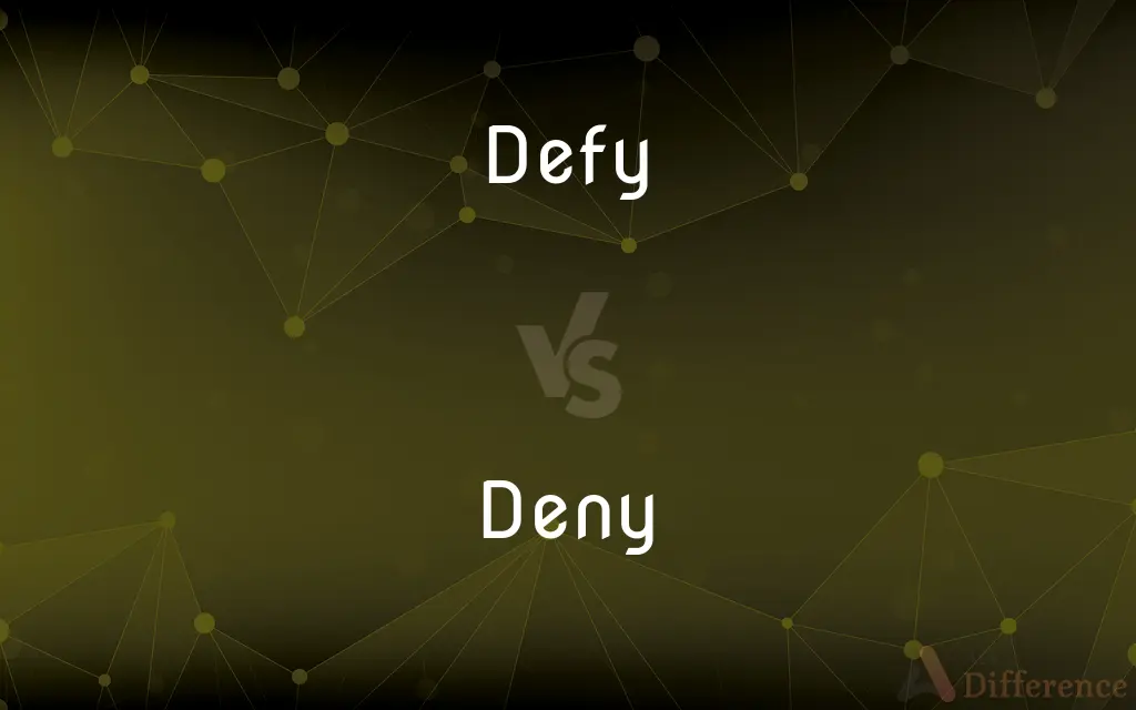 Defy vs. Deny — What's the Difference?
