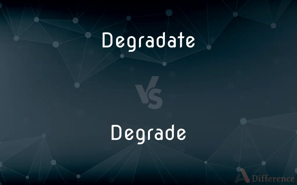 Degradate vs. Degrade — Which is Correct Spelling?