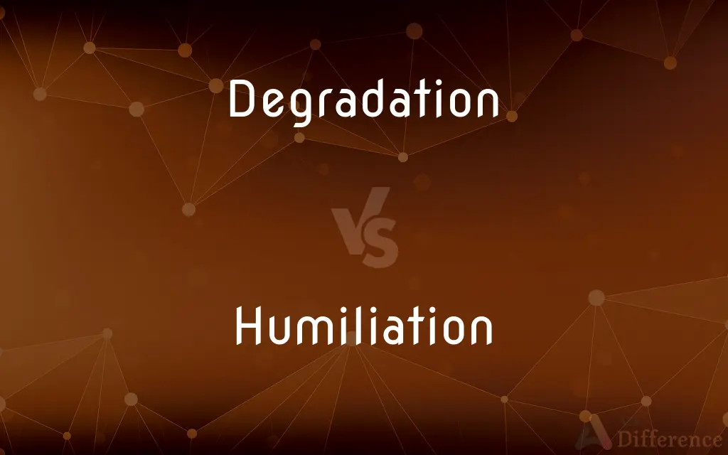 Degradation vs. Humiliation — What's the Difference?