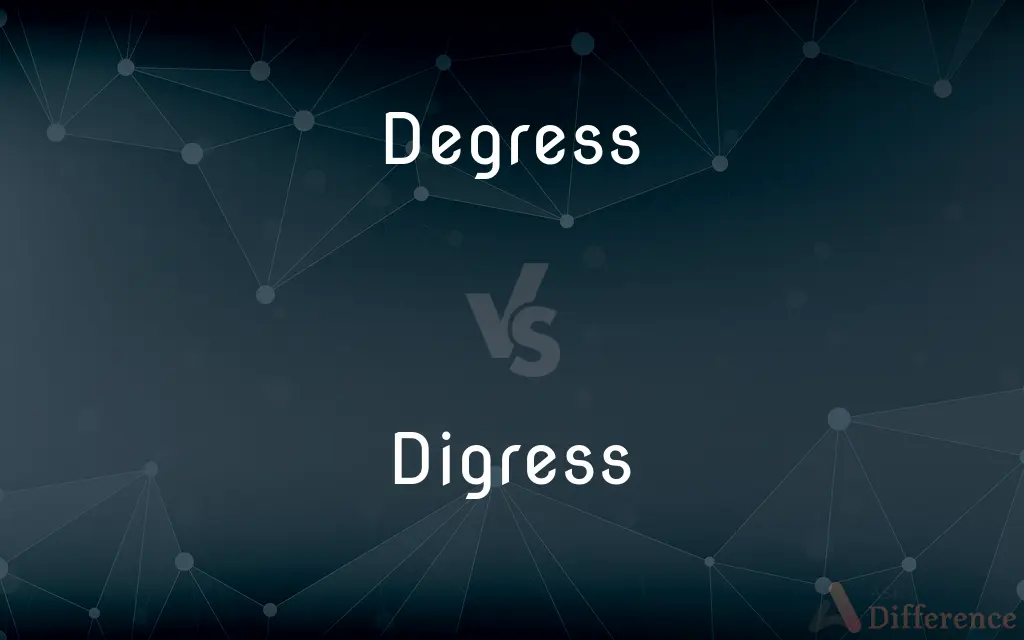 Degress vs. Digress — Which is Correct Spelling?