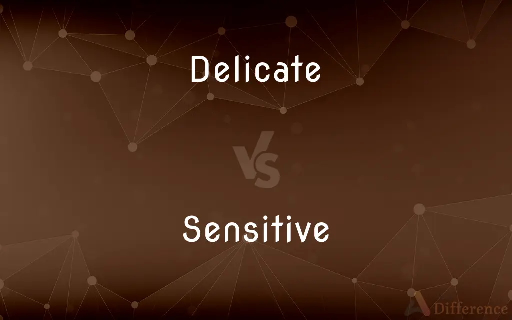 Delicate vs. Sensitive — What's the Difference?