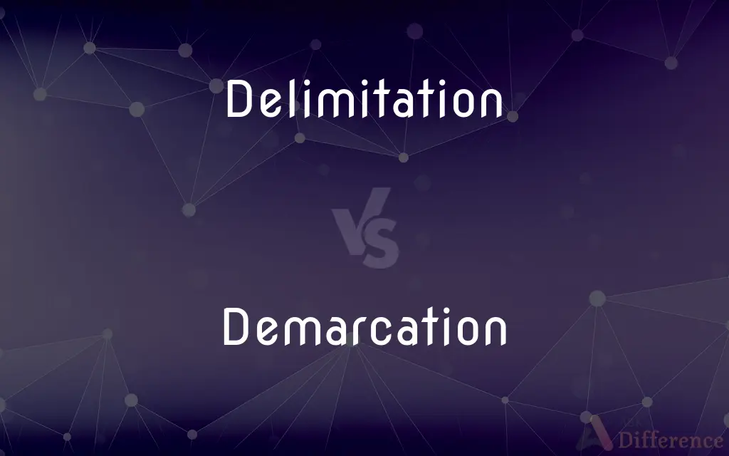 Delimitation vs. Demarcation — What's the Difference?