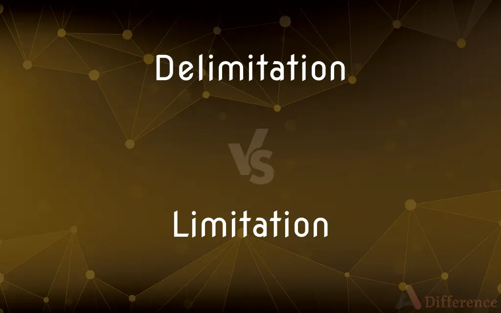 Delimitation vs. Limitation — What's the Difference?