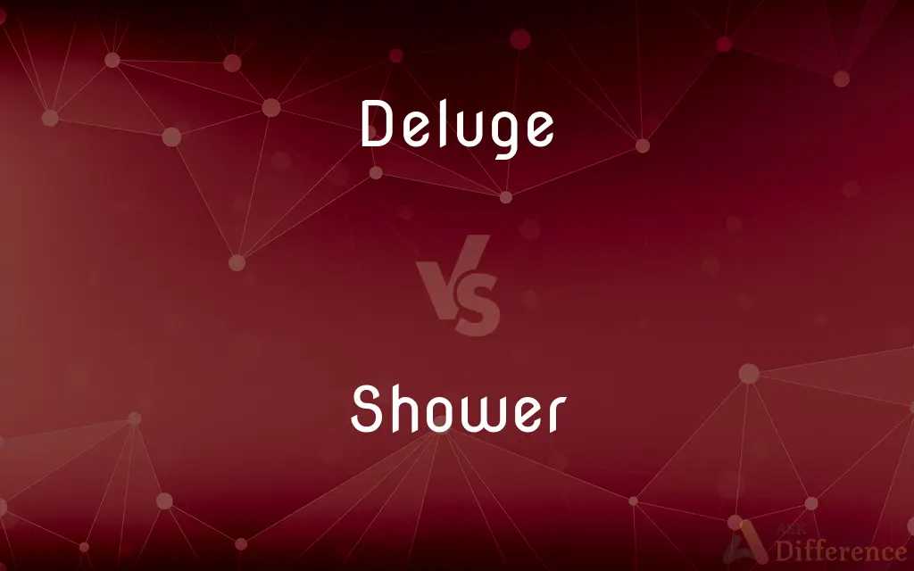 Deluge vs. Shower — What's the Difference?