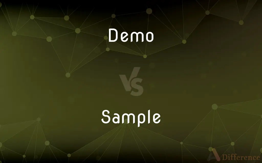 Demo vs. Sample — What's the Difference?