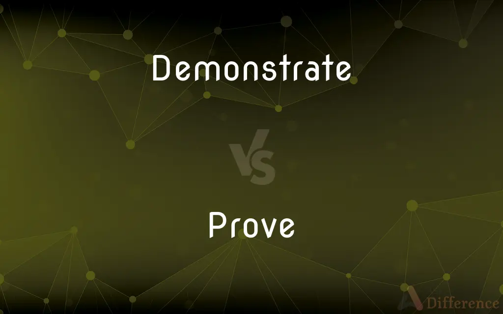 Demonstrate vs. Prove — What's the Difference?