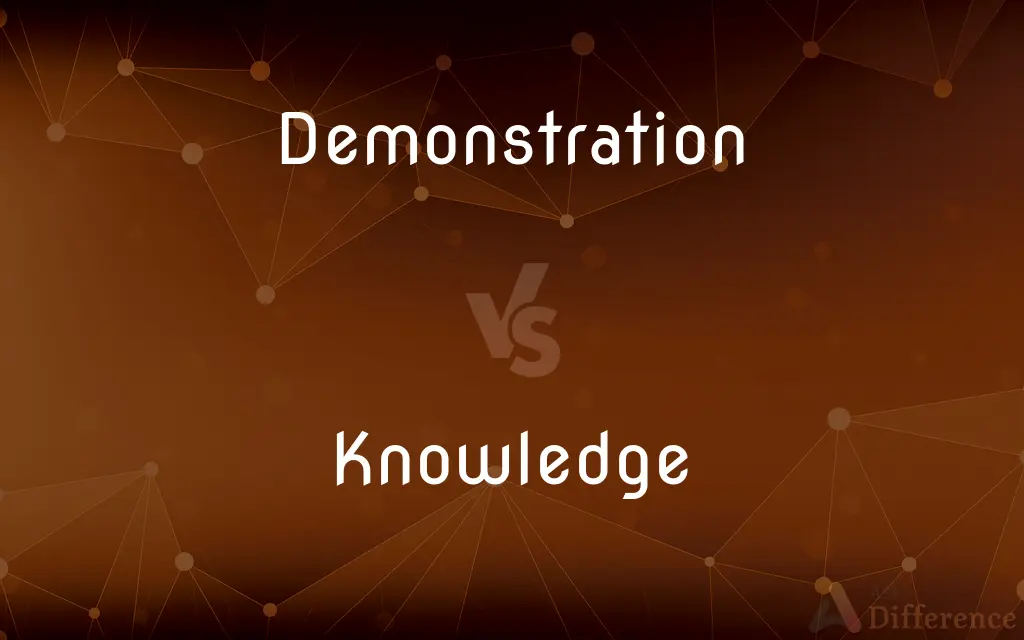 Demonstration vs. Knowledge — What's the Difference?