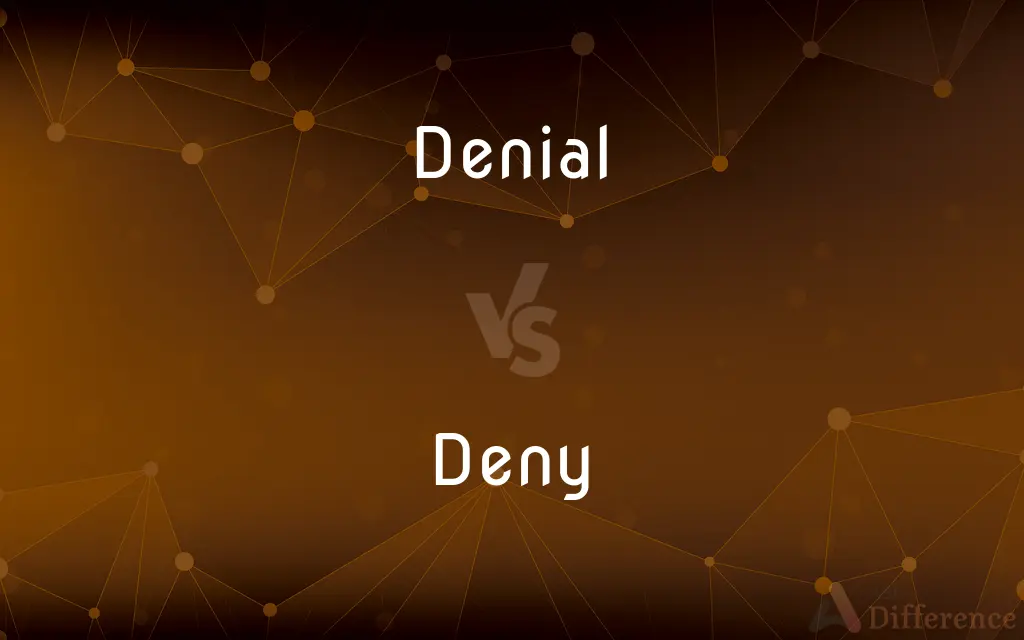 Denial vs. Deny — What's the Difference?
