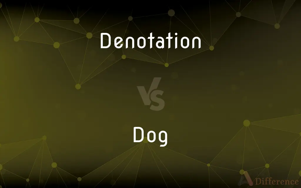 Denotation vs. Dog — What's the Difference?