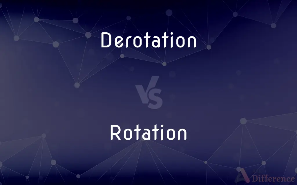 Derotation vs. Rotation — What's the Difference?