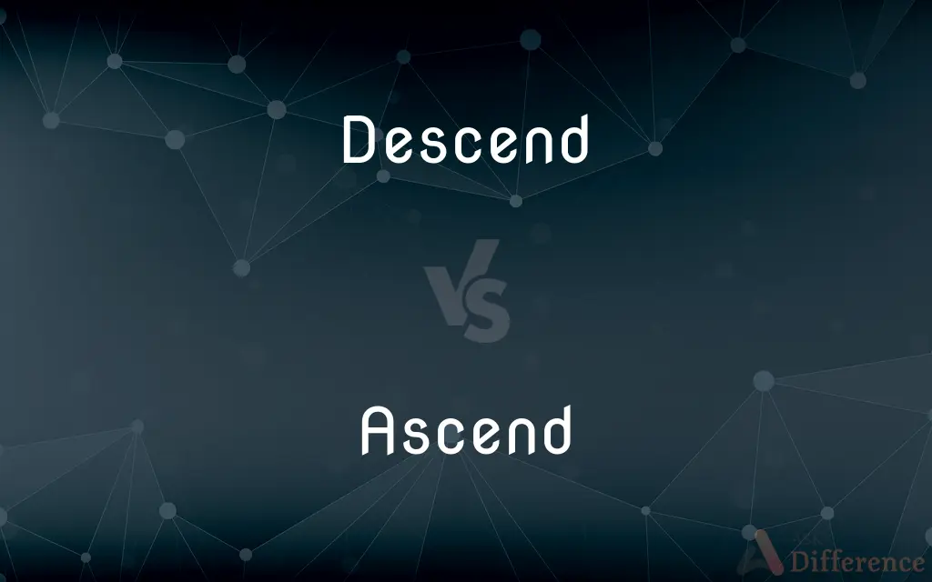 Descend vs. Ascend — What's the Difference?