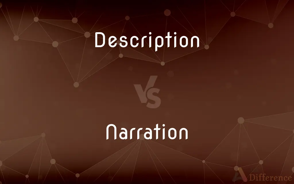 Description vs. Narration — What's the Difference?