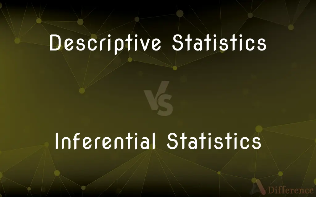 Descriptive Statistics vs. Inferential Statistics — What's the Difference?