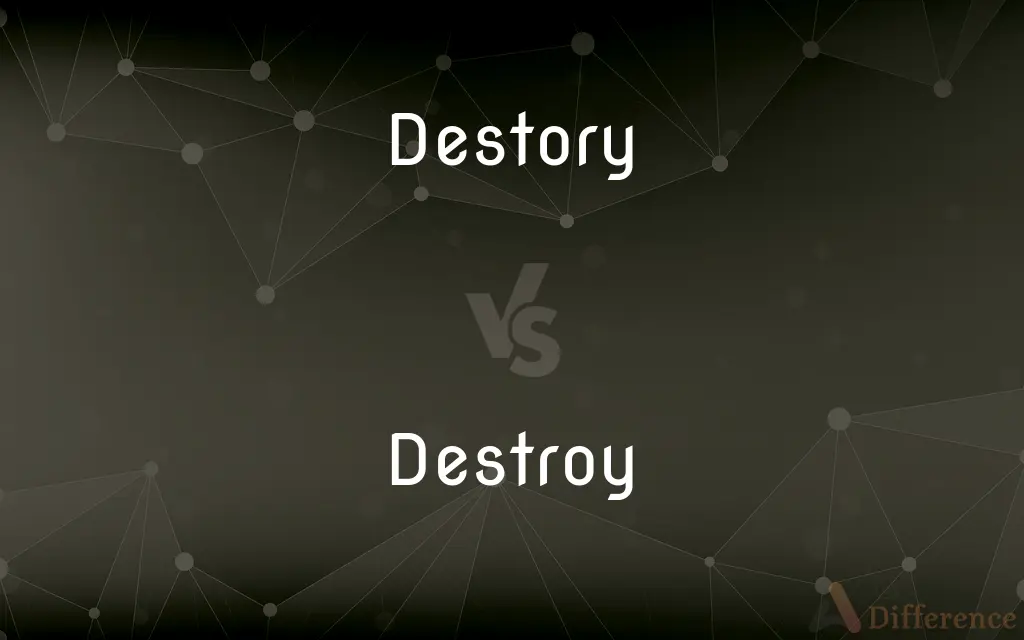 Destory vs. Destroy — Which is Correct Spelling?