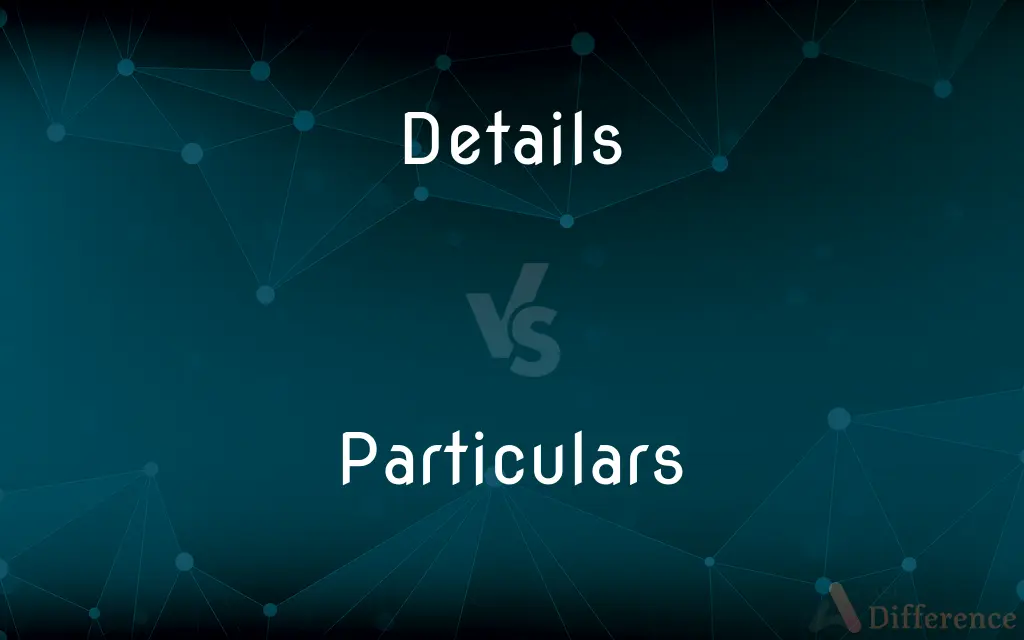 Details vs. Particulars — What's the Difference?