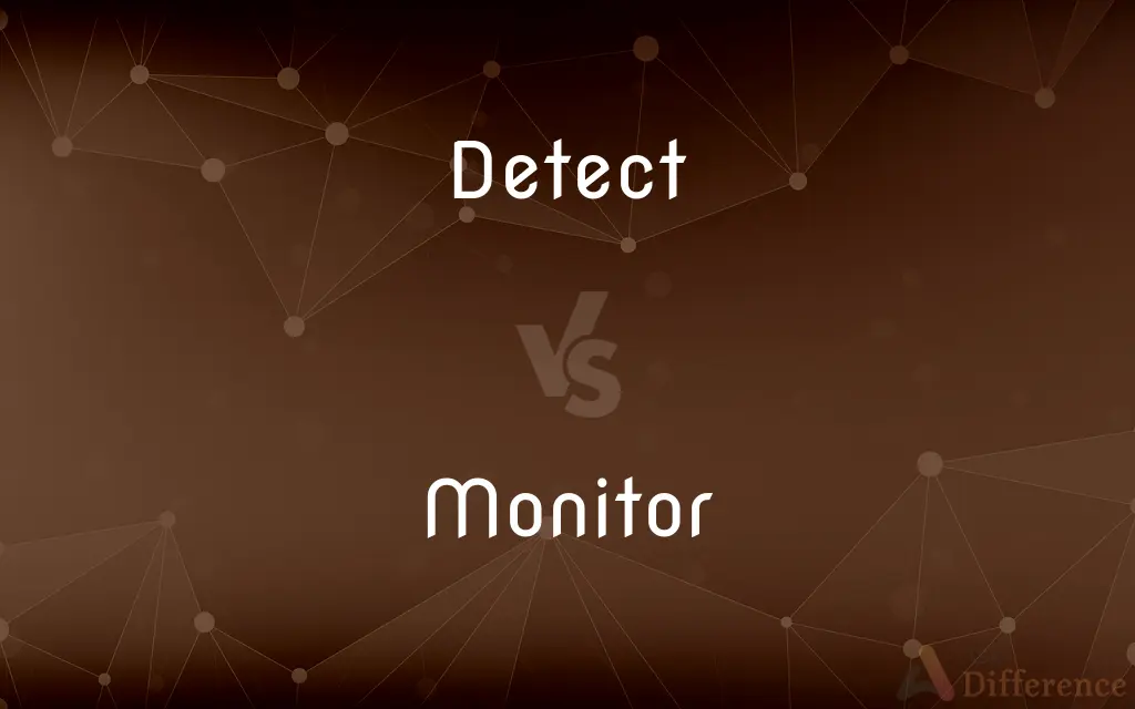 Detect vs. Monitor — What's the Difference?