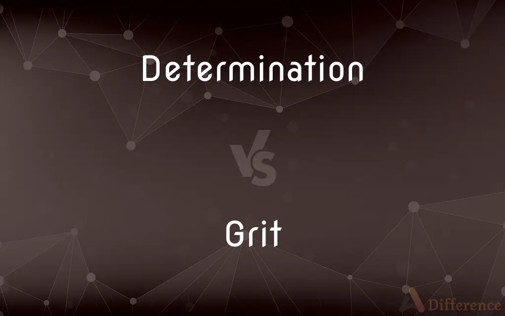 Determination vs. Grit — What's the Difference?