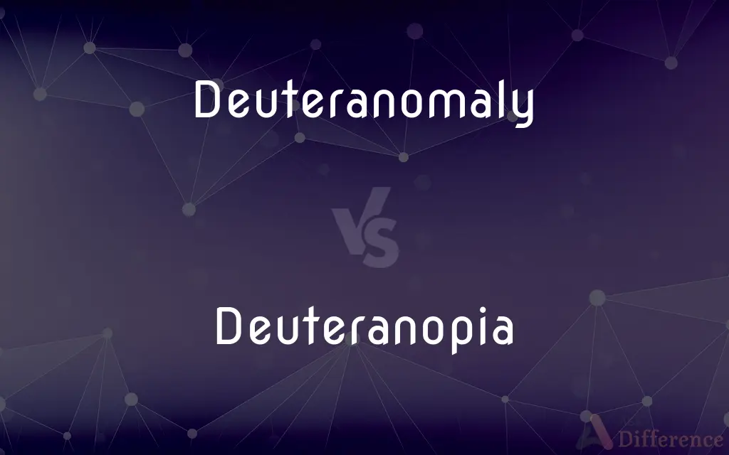 Deuteranomaly vs. Deuteranopia — What's the Difference?