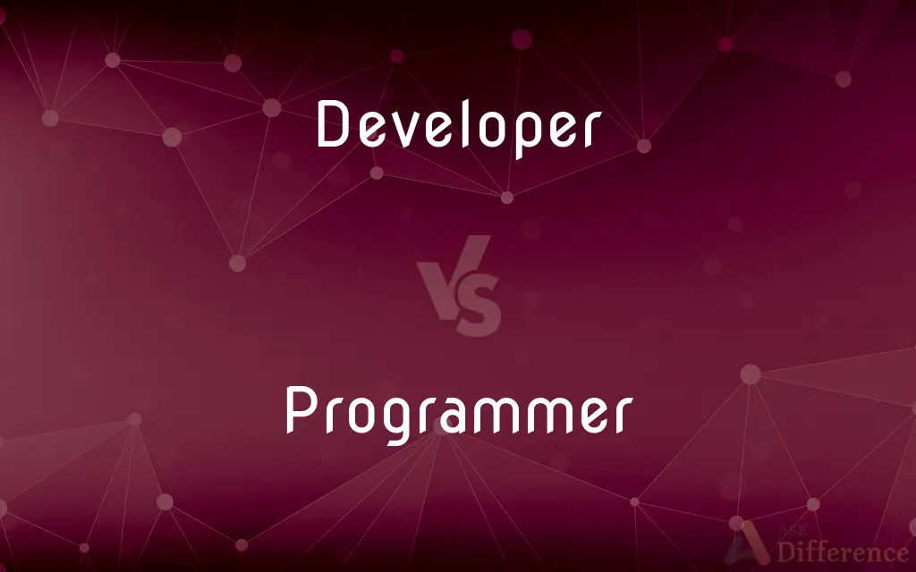 Developer vs. Programmer — What's the Difference?