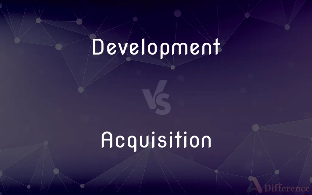Development vs. Acquisition — What's the Difference?