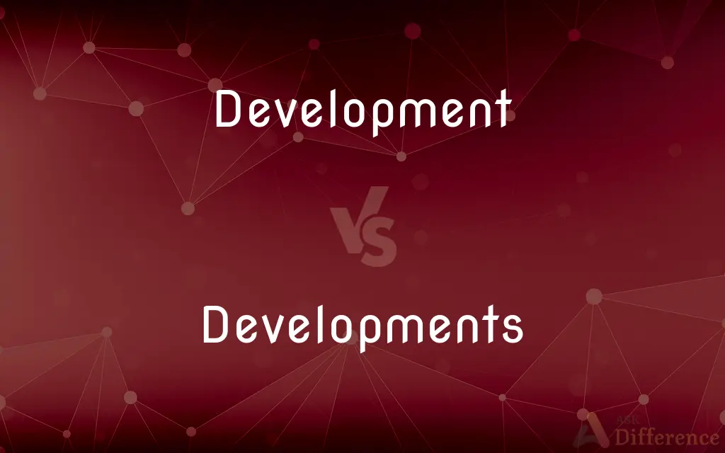 Development vs. Developments — What's the Difference?