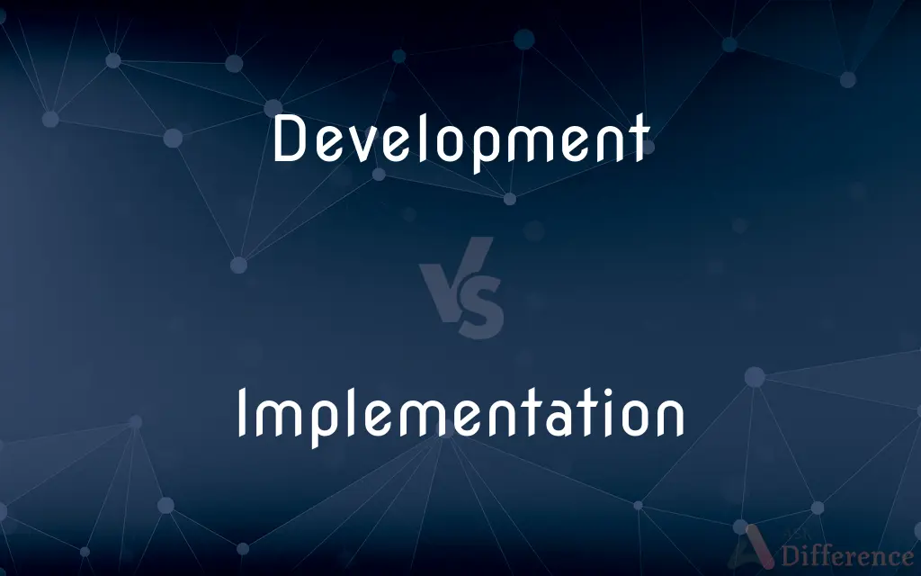 Development vs. Implementation — What's the Difference?