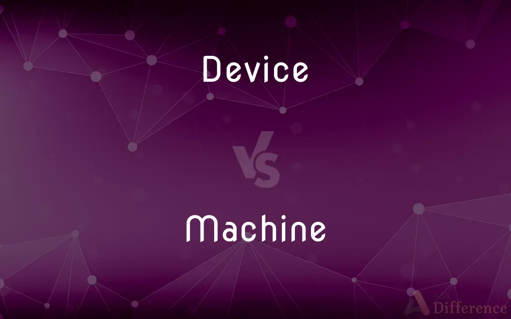 Device vs. Machine — What's the Difference?