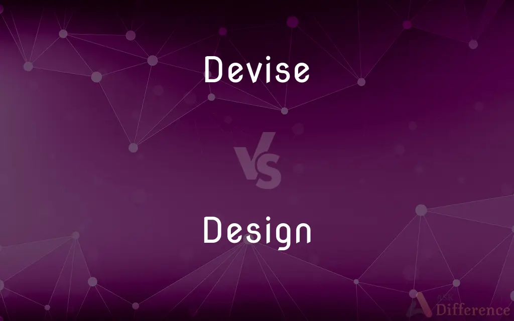 Devise vs. Design — What's the Difference?