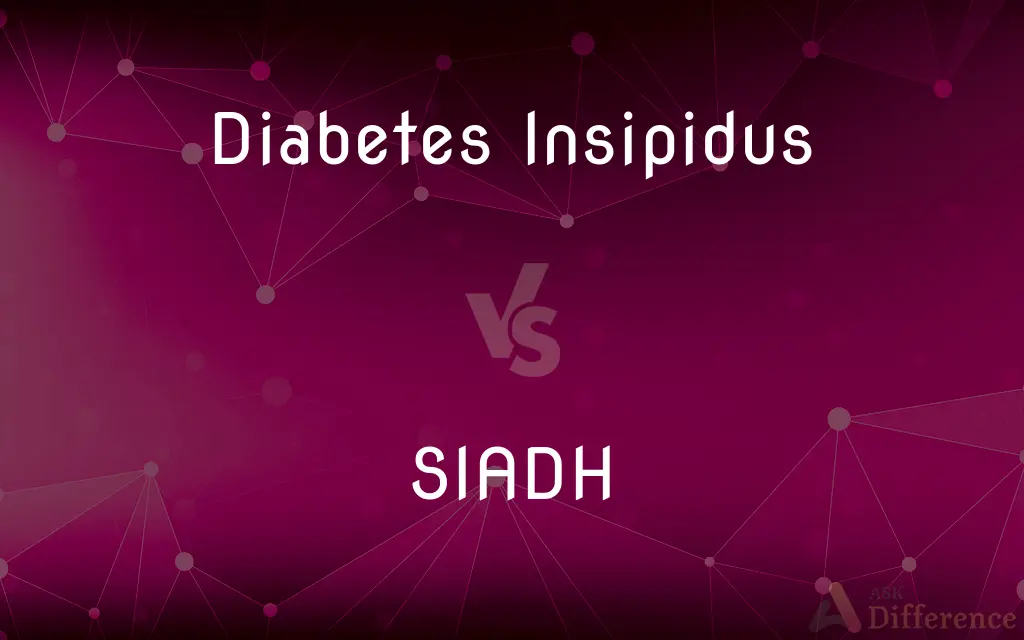 Diabetes Insipidus vs. SIADH — What's the Difference?