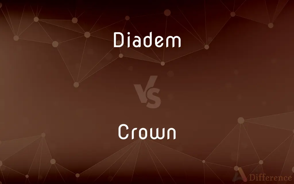 Diadem vs. Crown — What's the Difference?