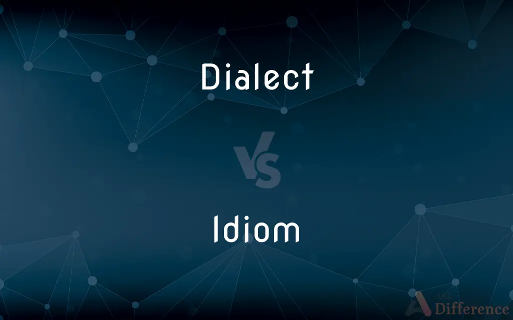 Dialect vs. Idiom — What's the Difference?