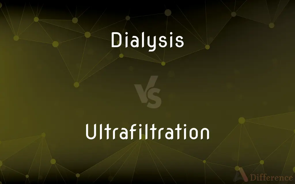 Dialysis vs. Ultrafiltration — What's the Difference?