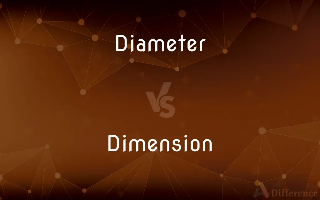 Diameter vs. Dimension — What's the Difference?
