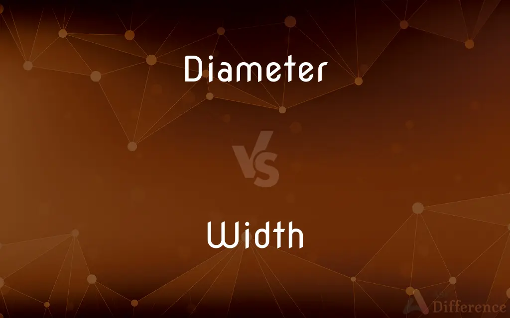 Diameter vs. Width — What's the Difference?