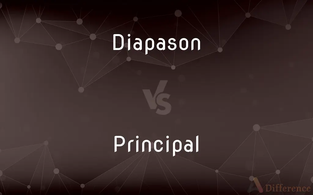 Diapason vs. Principal — What's the Difference?