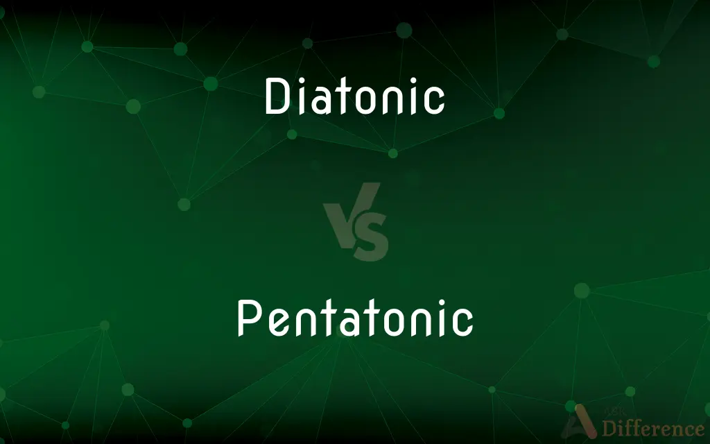 Diatonic vs. Pentatonic — What's the Difference?