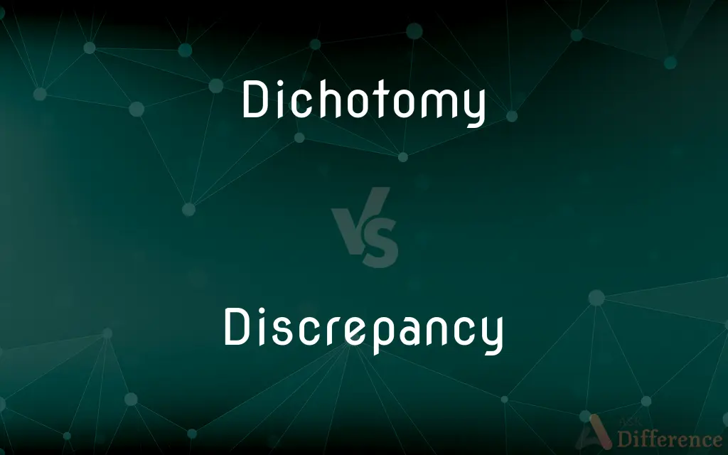 Dichotomy vs. Discrepancy — What's the Difference?
