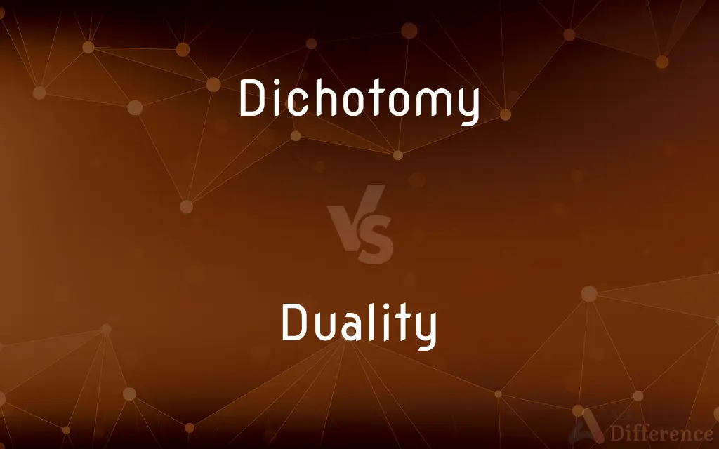 Dichotomy vs. Duality — What's the Difference?