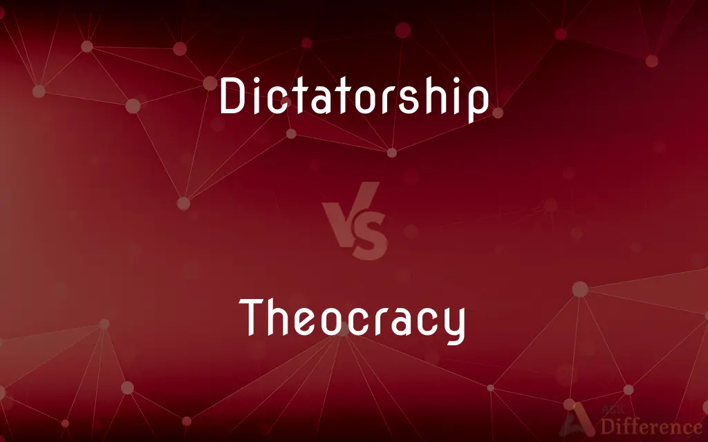 Dictatorship vs. Theocracy — What's the Difference?