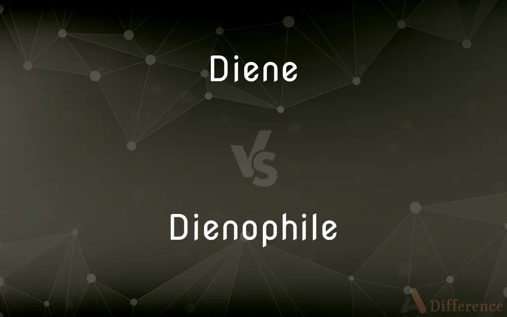Diene vs. Dienophile — What's the Difference?