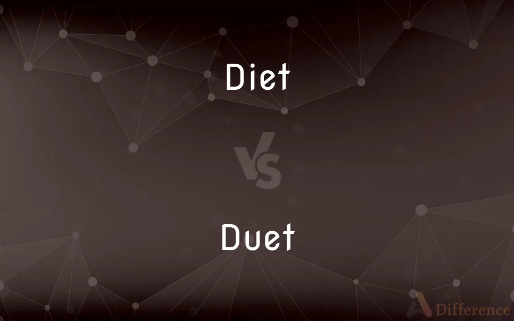 Diet vs. Duet — What's the Difference?