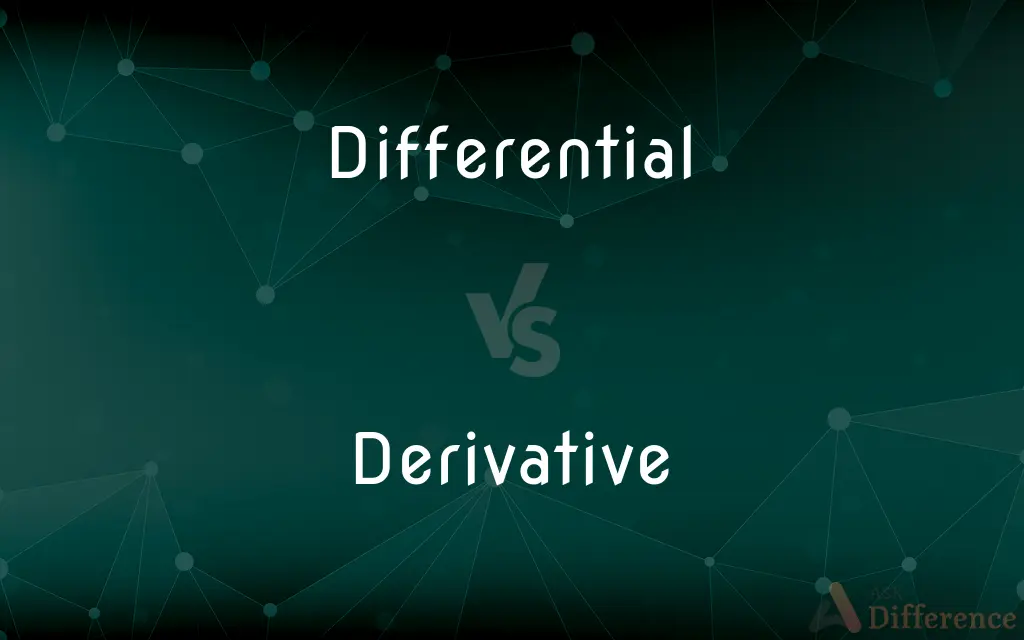 Differential vs. Derivative — What's the Difference?