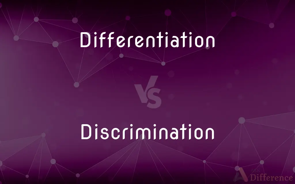 Differentiation vs. Discrimination — What's the Difference?