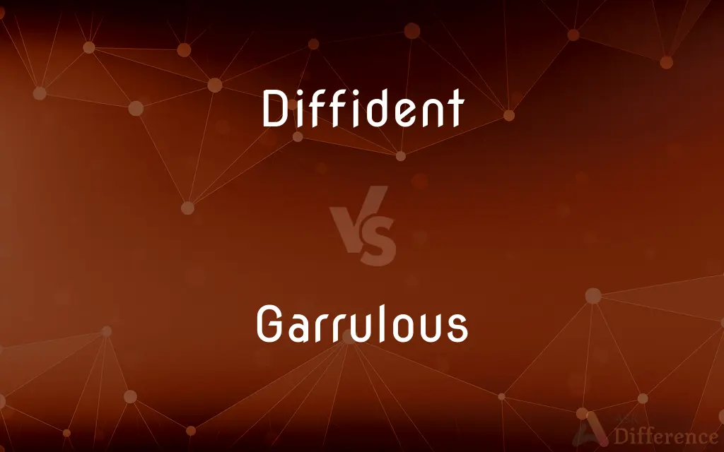 Diffident vs. Garrulous — What's the Difference?