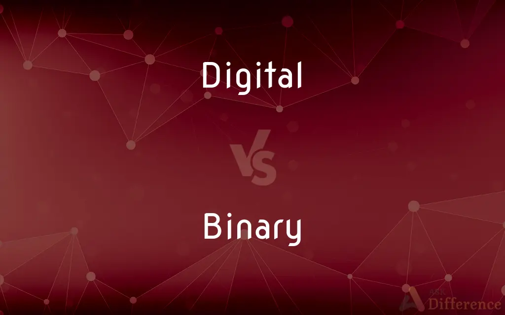 Digital vs. Binary — What's the Difference?