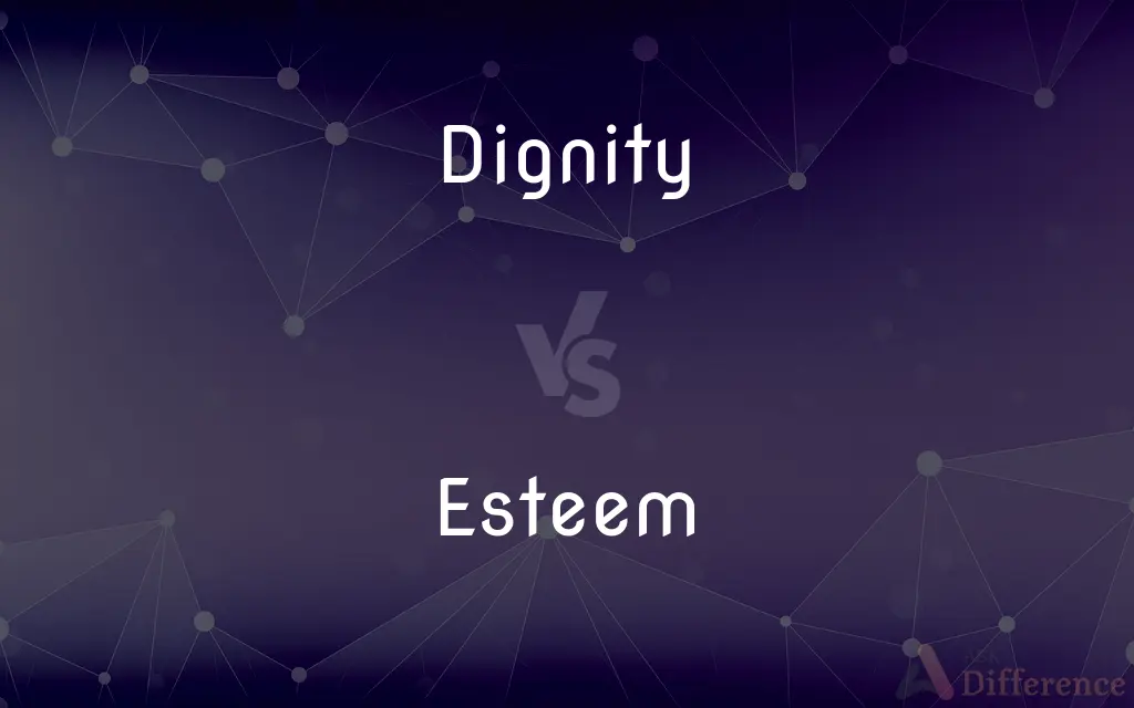 Dignity vs. Esteem — What's the Difference?