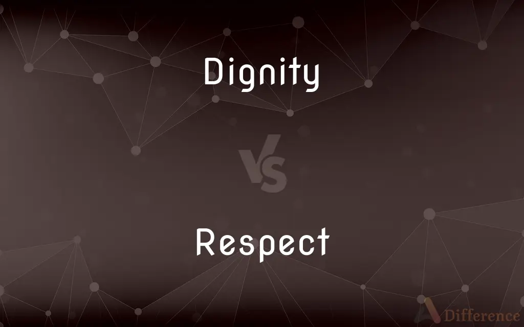Dignity vs. Respect — What's the Difference?