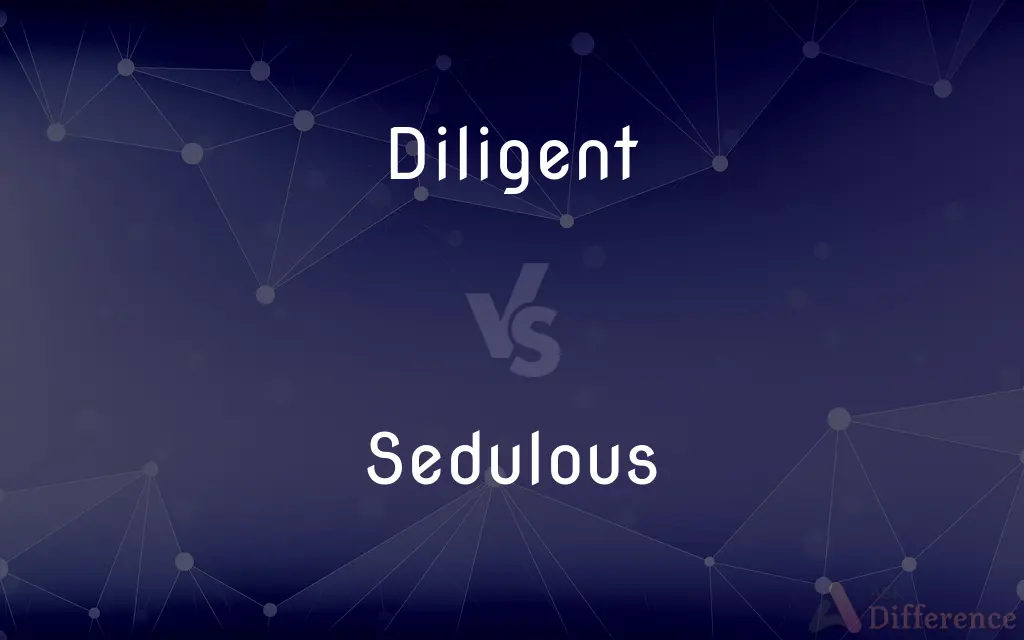 Diligent vs. Sedulous — What's the Difference?